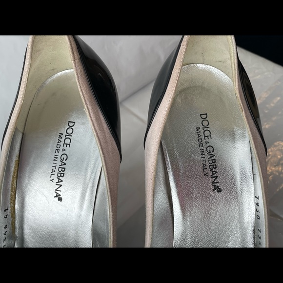 Dolce and Gabbana heels, pink suede and black patent; size 41 w/ 4” heel. - Picture 13 of 13
